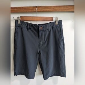Boys Abercrombie Kids performance Chino Shorts- black, Size 11/12 Regular